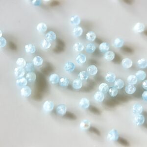 10粒売り｜アクアマリン 2mm ラウンドカット