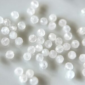 15粒売り｜ローズクォーツ 2mm ラウンドカット